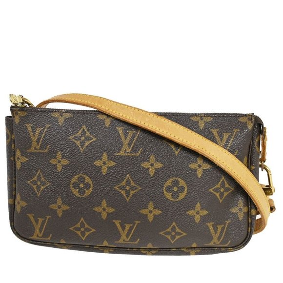 LOUIS VUITTON Pochette Accessoires Shoulder Bag Monogram Leather M51980 87SH316 - Picture 1 of 16